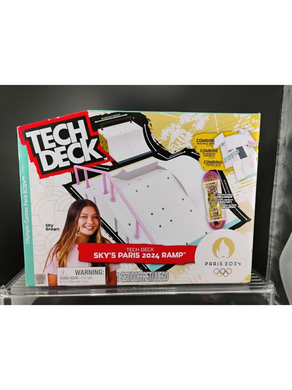 Tech Deck Skys Paris 2024 Ramp With Signature Board Set
